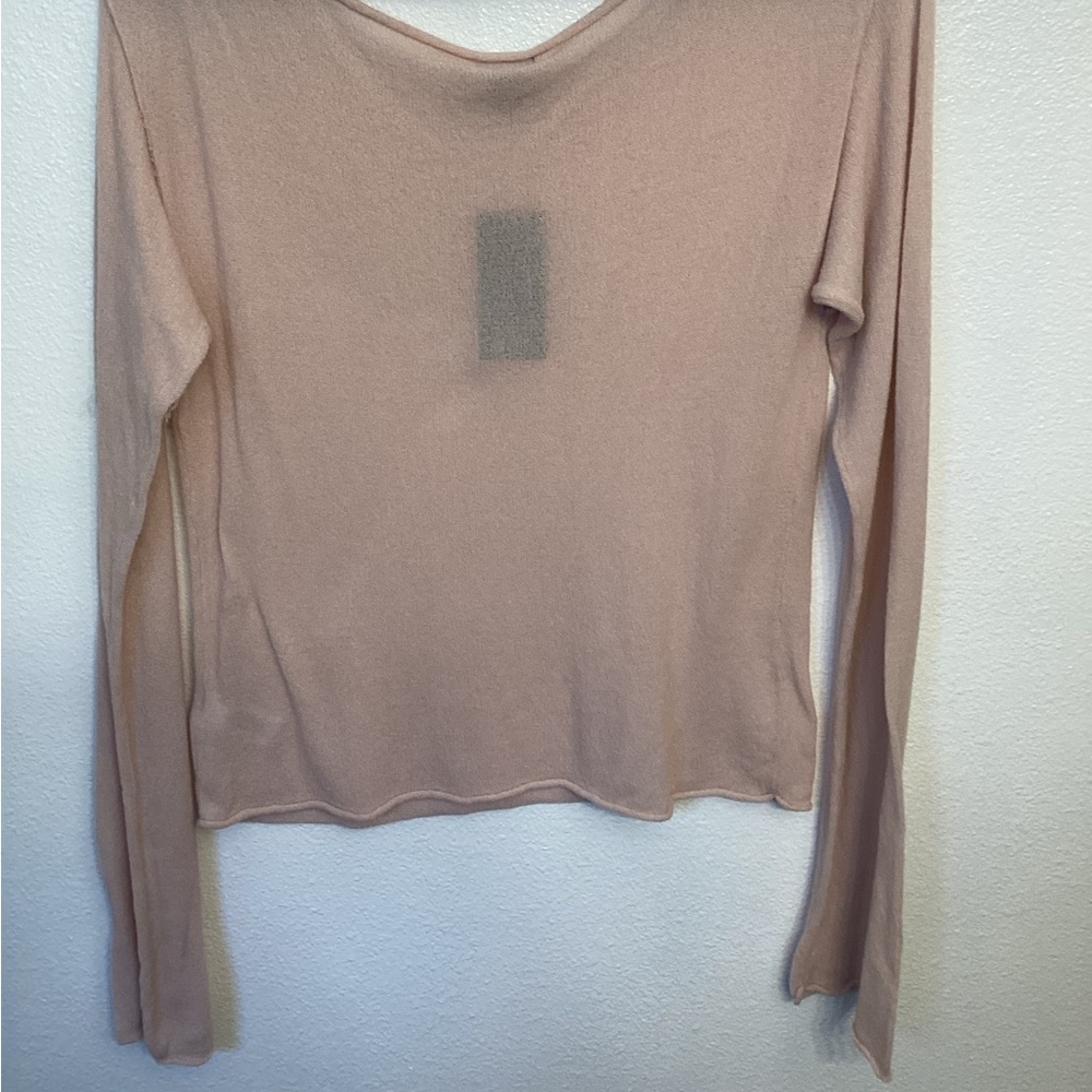 Wild Fable Soft Pink Long Sleeve Top - Picture 3 of 11